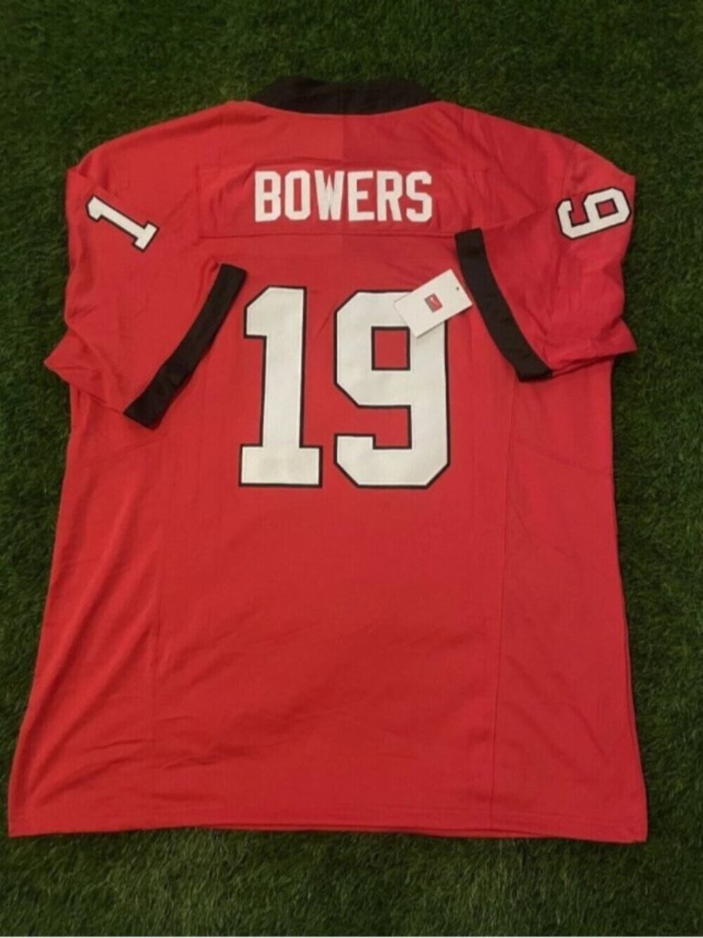 Brock Bowers Red Jersey Stitched Vapor